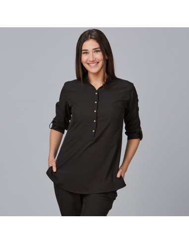 BLUSA MUJER CUELLO MAO VINCA