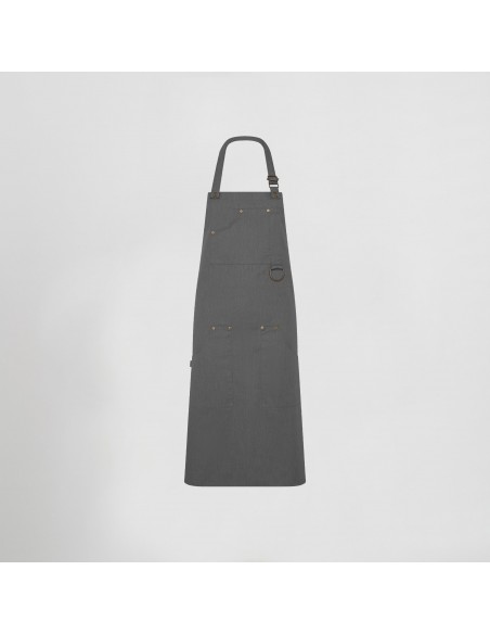 DELANTAL PETO REMACHES SARGA RECICLADA 86X74 CM