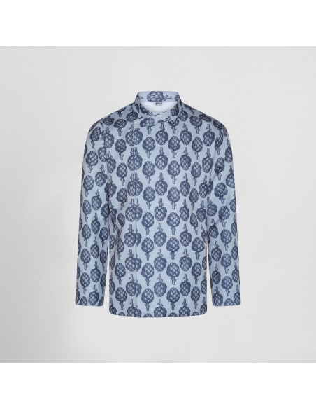 CHAQUETA COCINA UNISEX ESTAMPADA VAZQUEZ CHAQUETA COCINA UNISEX ESTAMPADA VAZQUEZ