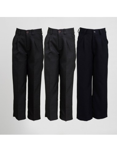 PANTALON LARGO MEDIA GOMA Y CREMALLERA
