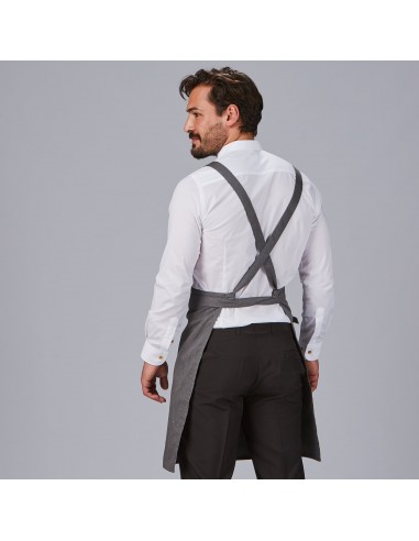DELANTAL PETO BOLSILLO CARTERA SARGA RECICLADA 88X74 CM