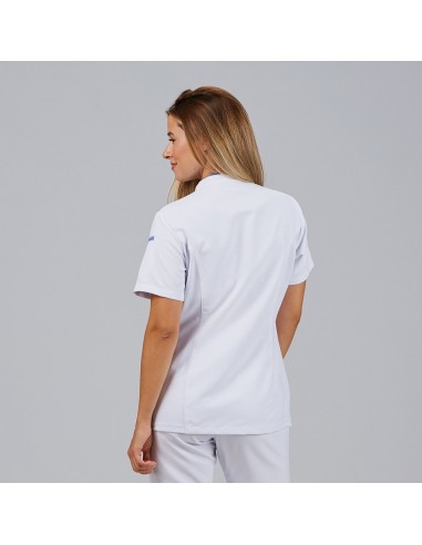 BLUSA MUJER ABIERTA CUELLO MAO M/C YLENA