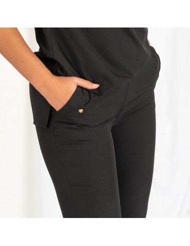 PANTALON MUJER GOMA COSTADOS