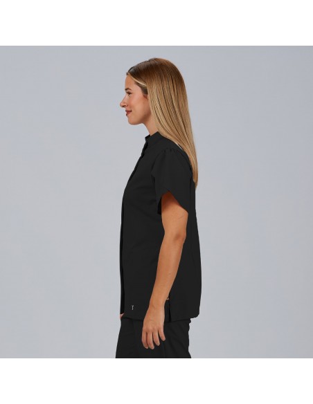 BLUSA MUJER BOTON OCULTO M/C LINA BLUSA MUJER BOTON OCULTO M/C LINA