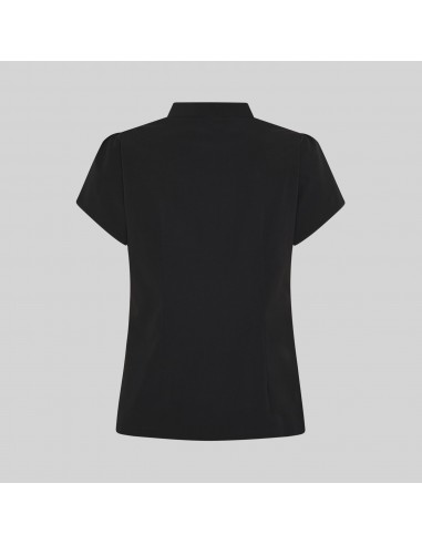 BLUSA MUJER BOTON OCULTO M/C LINA