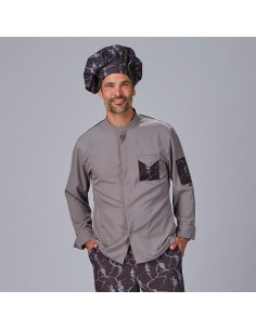 CHAQUETA COCINA UNISEX COMBI CANALE RAYO