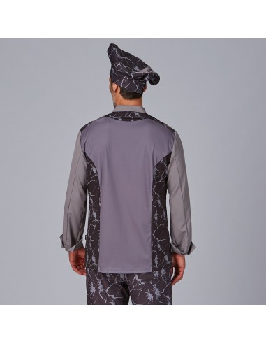 CHAQUETA COCINA UNISEX COMBI CANALE RAYO