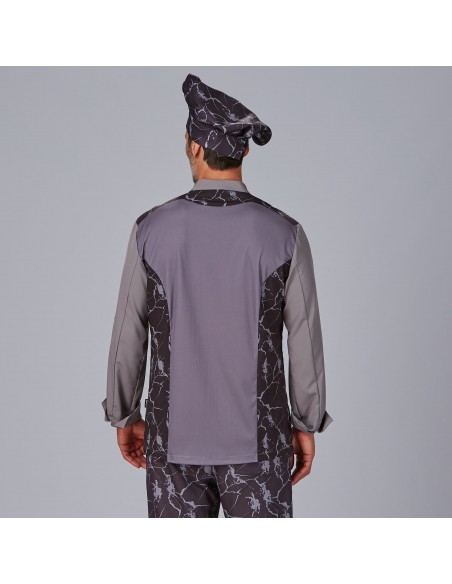 CHAQUETA COCINA UNISEX COMBI CANALE RAYO