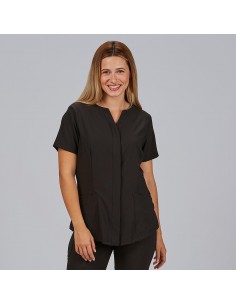 BLUSA MUJER ABIERTA C/PICO M/C DULCINEA