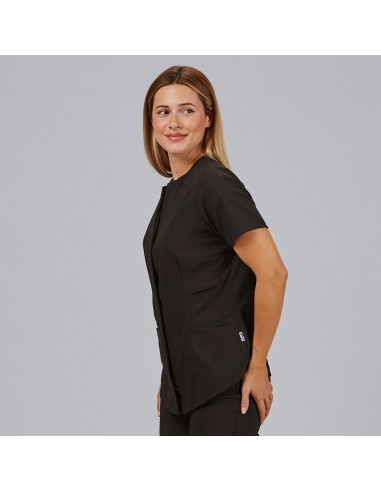BLUSA MUJER ABIERTA C/PICO M/C DULCINEA