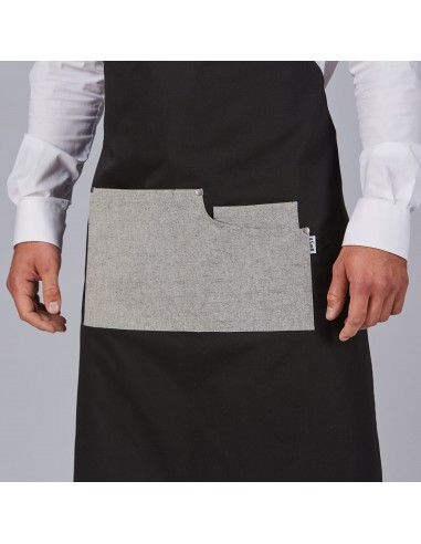 DELANTAL PETO BICOLOR 88X74 CM