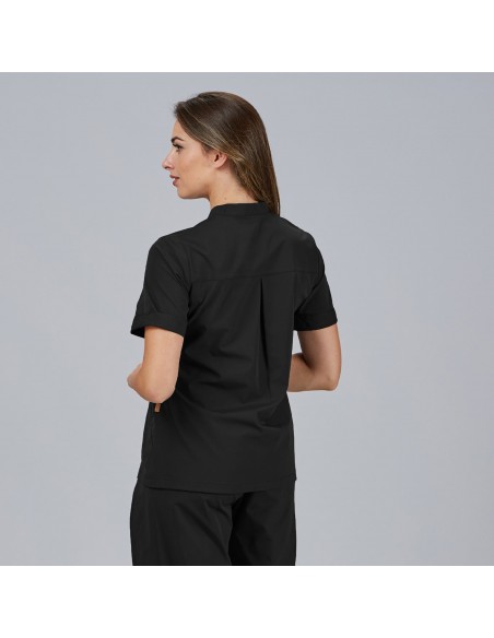BLUSA MUJER CERRADA BOLSILLOS M/C MAY