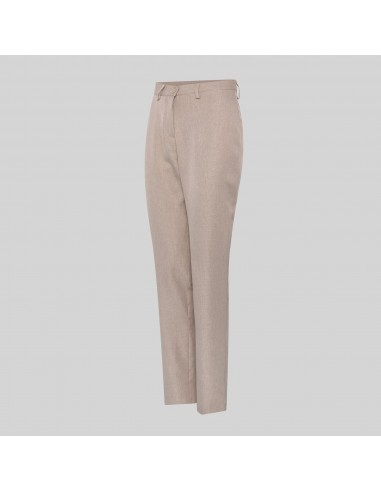 PANTALON MUJER TEJIDO RECICLADO ARENA