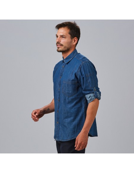 CAMISA HOMBRE TEJANO FINO LAVADO SLIM FIT MATTIA