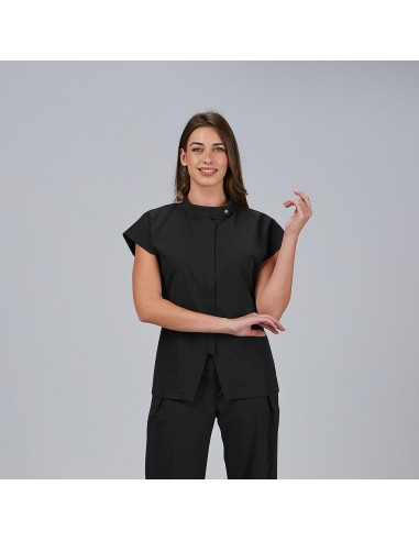 BLUSA MUJER ABIERTA CREMALLERA M/C MUSA