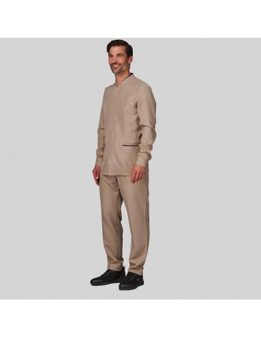 PANTALON HOMBRE TEJIDO RECICLADO ARENA