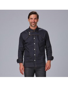 CHAQUETA COCINA HOMBRE PRIETO
