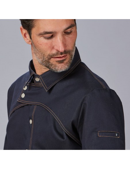 CHAQUETA COCINA HOMBRE PRIETO