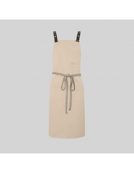 DELANTAL PETO OLLADOS TIRAS COMBI 88X74 CM