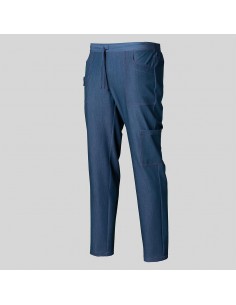 PANTALON UNISEX CON BOLSILLOS TEJANO PERSIA