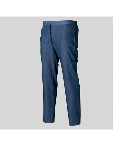 PANTALON UNISEX CON BOLSILLOS TEJANO PERSIA