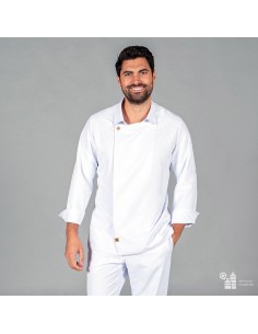 CHAQUETA COCINA UNISEX ARIAS TEJIDO RECICLADO MICROFIBRA