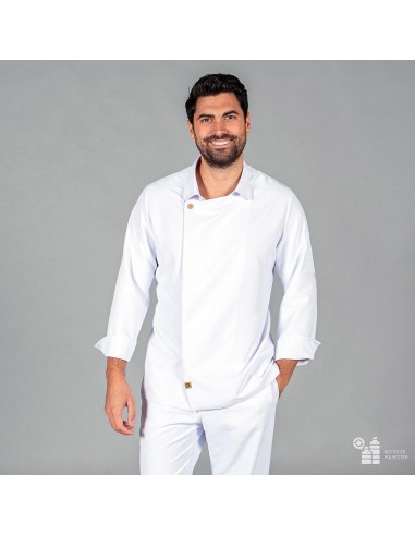 CHAQUETA COCINA UNISEX ARIAS TEJIDO RECICLADO MICROFIBRA