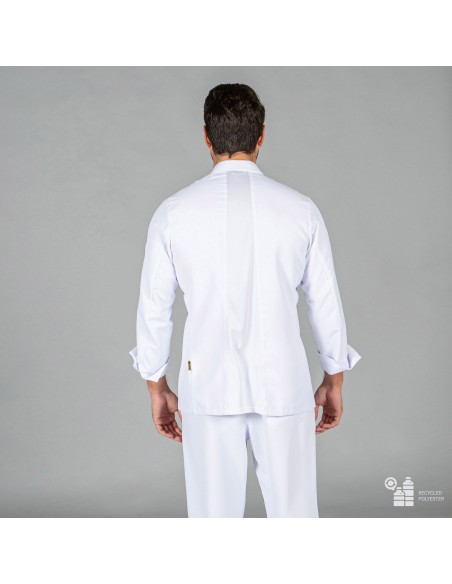 CHAQUETA COCINA UNISEX ARIAS TEJIDO RECICLADO MICROFIBRA