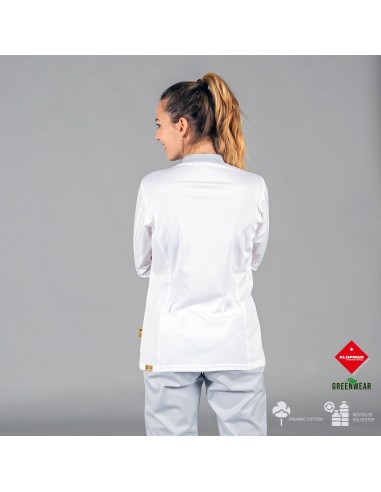 CHAQUETA COCINA MUJER ANAYA TEJIDO RECICLADO Y ORGANICO KLOPMAN