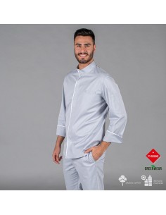 CHAQUETA COCINA UNISEX BELTRAN TEJIDO RECICLADO Y ORGANICO KLOPMAN