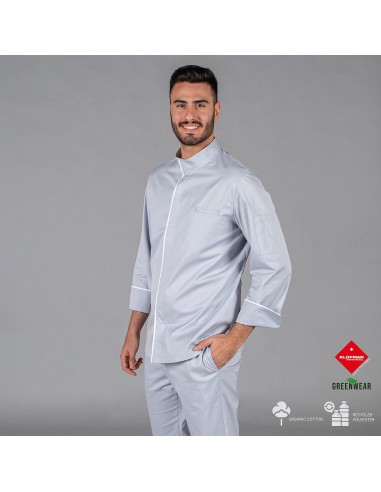 CHAQUETA COCINA UNISEX BELTRAN TEJIDO RECICLADO Y ORGANICO KLOPMAN