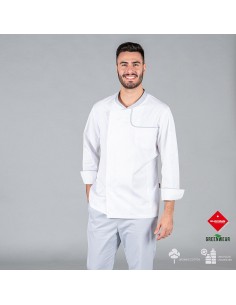 CHAQUETA COCINA HOMBRE OTERO TEJIDO RECICLADO Y ORGANICO KLOPMAN
