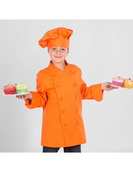 CHAQUETA COCINERO INFANTIL COLOR