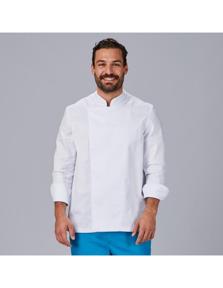 CHAQUETA COCINA UNISEX M/L VELCRO
