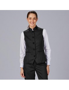 CHALECO MUJER CUELLO MAO CARRASCO