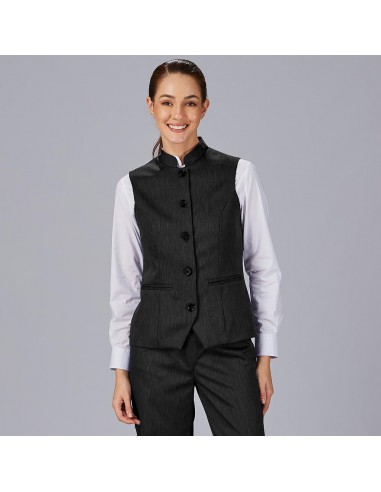 CHALECO MUJER CUELLO MAO CARRASCO