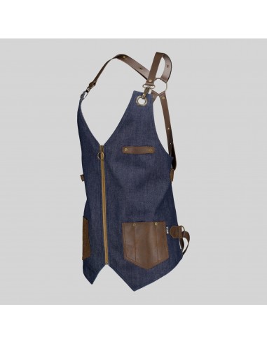 CHALECO UNISEX VAQUERO Y PIEL KURUME