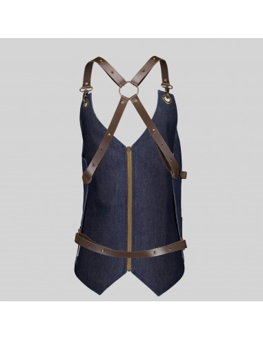 CHALECO UNISEX VAQUERO Y PIEL KURUME