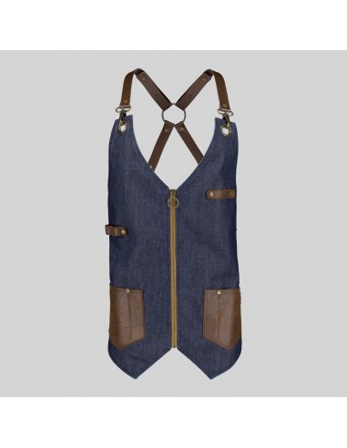CHALECO UNISEX VAQUERO Y PIEL KURUME