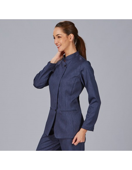 CHAQUETA MUJER CUELLO MAO CAMPOS