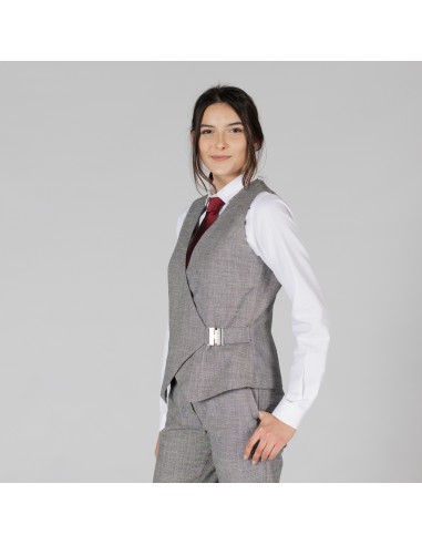 CHALECO MUJER HEBILLA CHEVIOT
