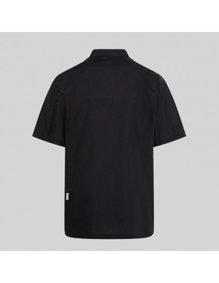 CHAQUETA COCINA UNISEX POPELIN FINO NEGRO M/C CHAQUETA COCINA UNISEX POPELIN FINO NEGRO M/C