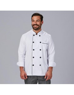 CHAQUETA COCINA UNISEX COMBI VIVO COLORES M/L