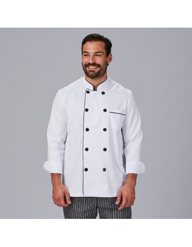 CHAQUETA COCINA UNISEX COMBI VIVO COLORES M/L