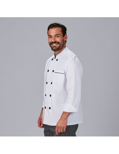 CHAQUETA COCINA UNISEX COMBI VIVO COLORES M/L