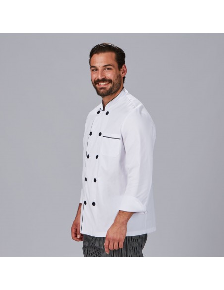 CHAQUETA COCINA UNISEX COMBI VIVO COLORES M/L