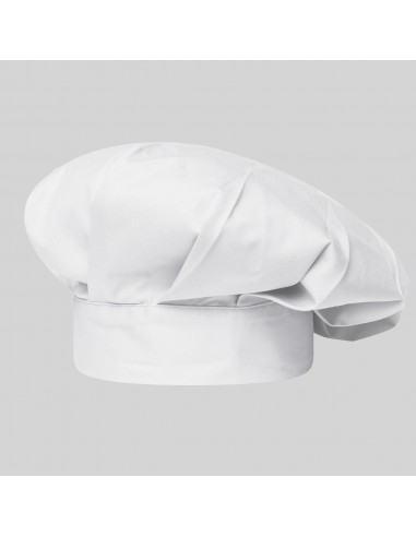 GORRO GRAN CHEF BLANCO CON VELCRO