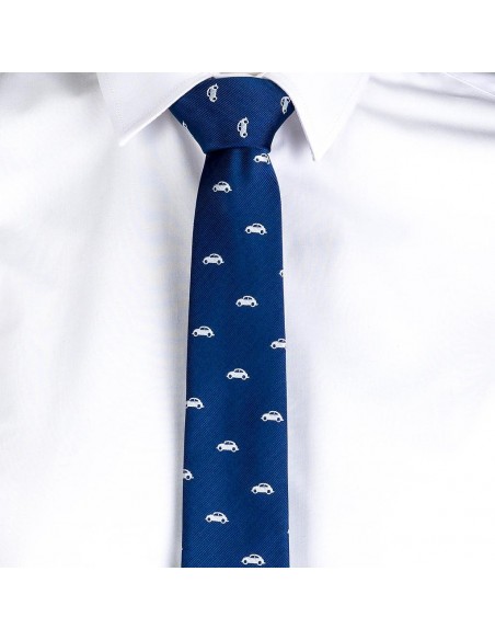 CORBATA SIN NUDO DE PALA ESTRECHA