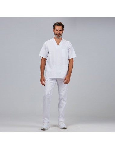 CONJUNTO UNISEX BLUSA CUELLO PICO /PANTALON...