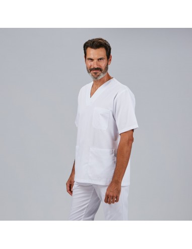 CONJUNTO UNISEX BLUSA CUELLO PICO /PANTALON...
